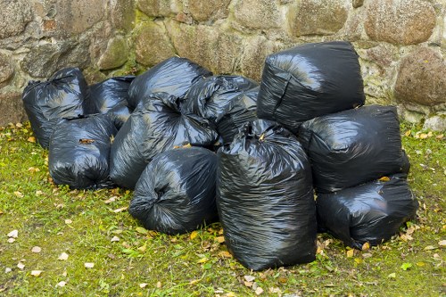 Bulk trash pickup service handling large furniture items