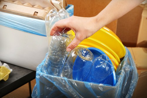 Variety of items being cleared from a home